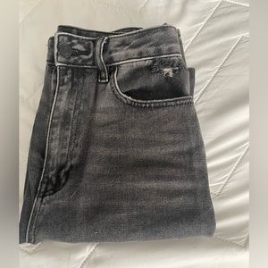 Pacsun Faded Black Ripped Mom Jeans Size 26
